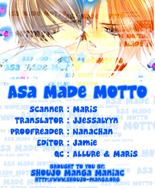 Asa Made, Motto.-Volume 5 Chapter 1